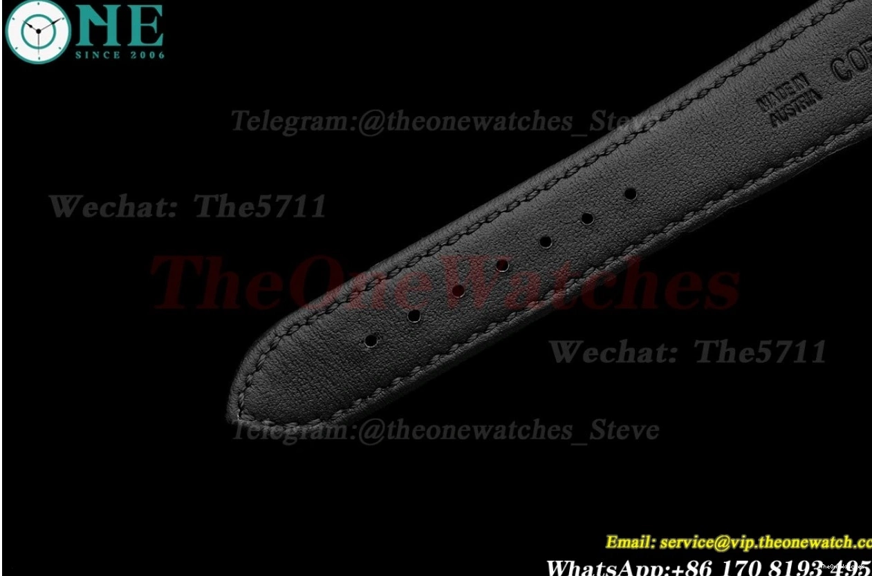 Tank Must Black Quartz On K11F dial White Leather Strap Small 0517